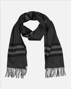 Scarves and gloves Checked scarf Burberry Gray Women
