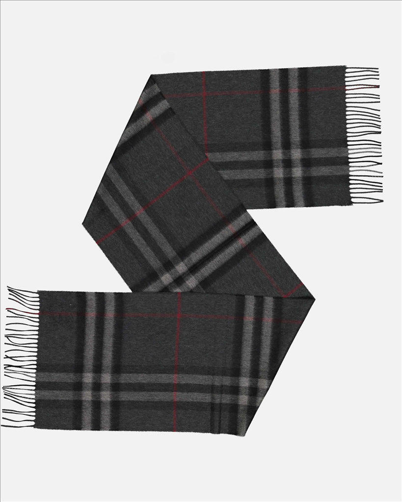 Scarves and gloves Checked scarf Burberry Gray Women