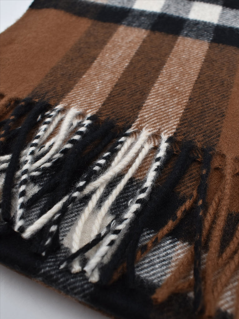 Scarves and gloves Checked scarf Burberry Brown Women