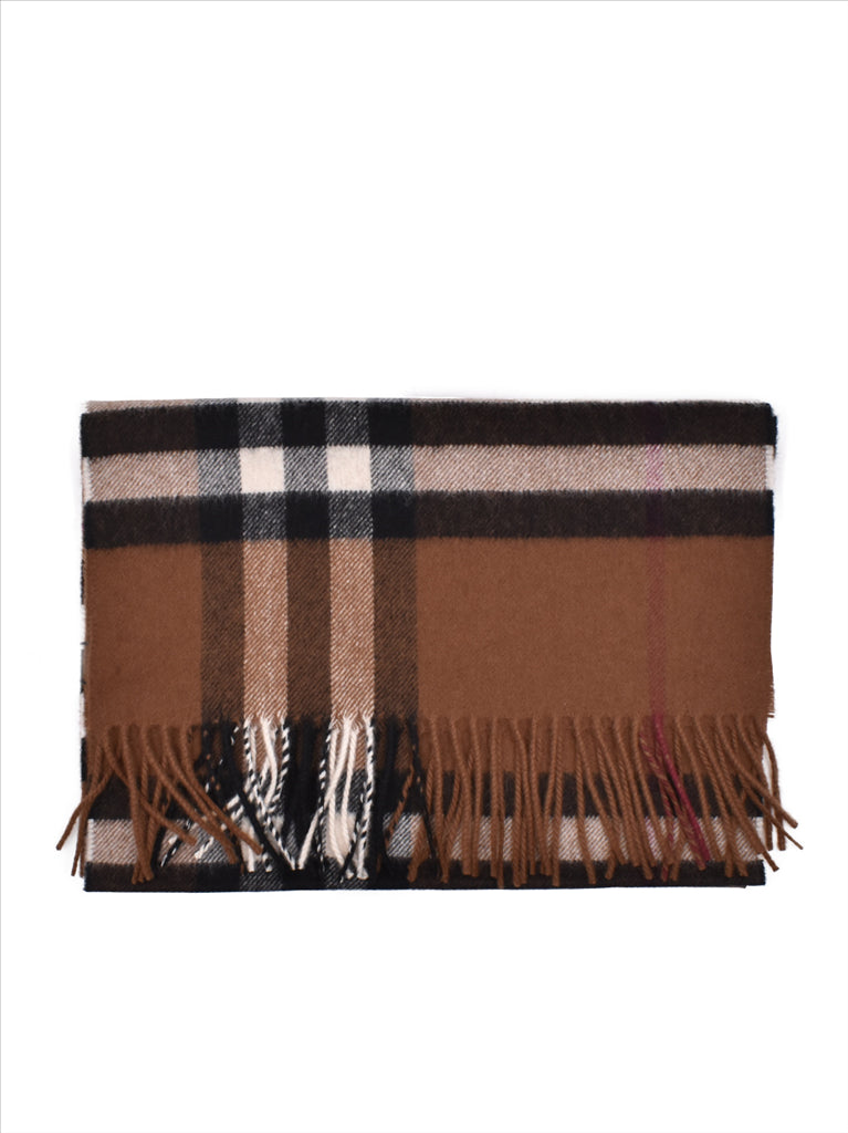 Scarves and gloves Checked scarf Burberry Brown Women