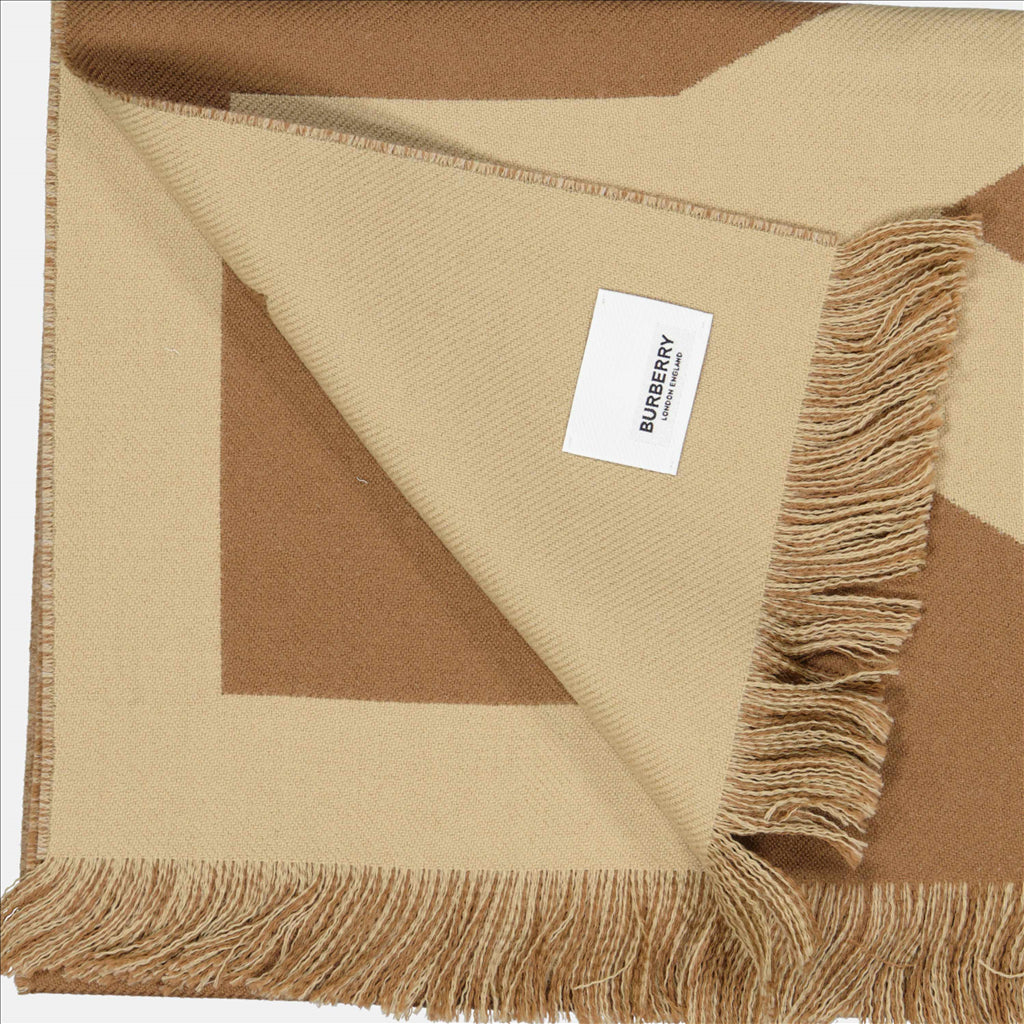 Scarves and gloves Logo scarf Burberry Brown Women