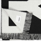 Scarves and gloves Logo scarf Burberry Black Unisex