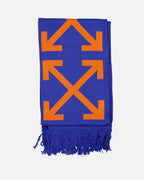 Scarves and gloves Arrow Scarf Off-White Blue Man