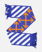 Scarves and gloves Arrow Scarf Off-White Blue Man