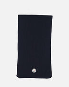 Scarves and gloves Logo scarf Moncler Blue Man
