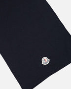 Scarves and gloves Logo scarf Moncler Blue Man