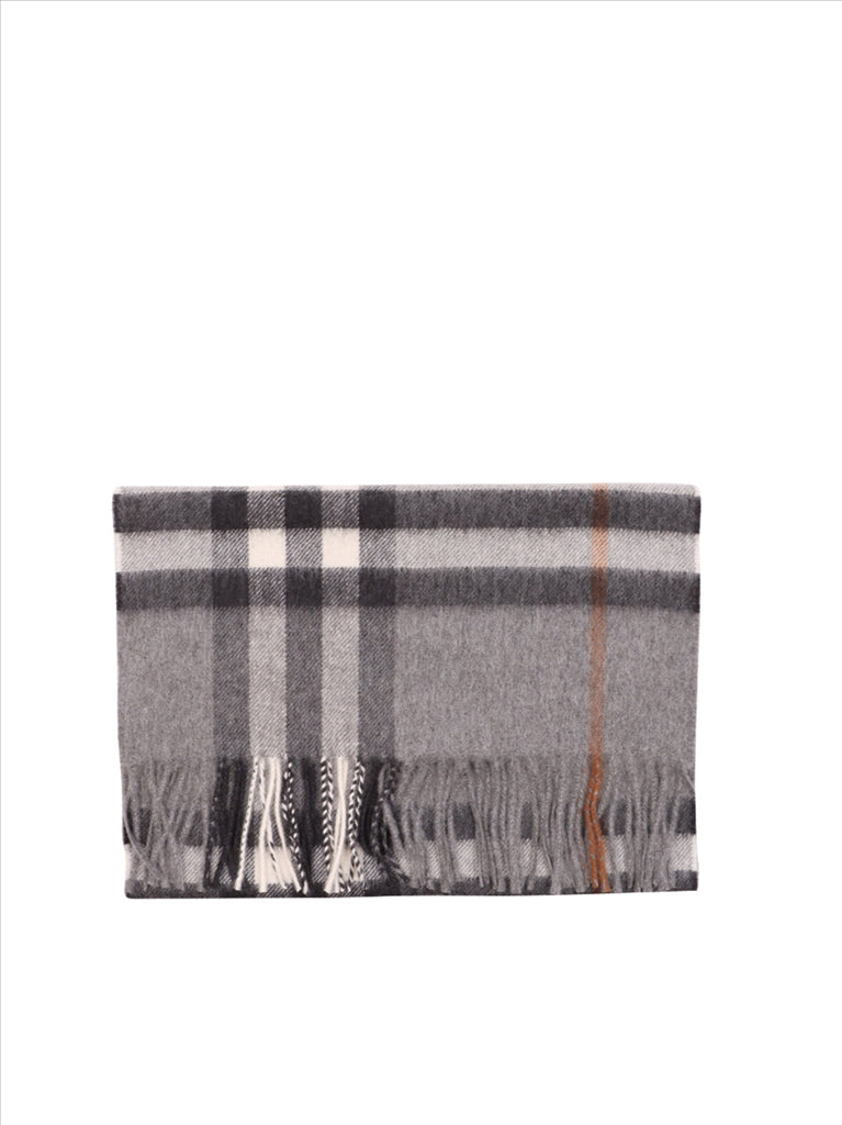 Scarves and gloves Checked scarf Burberry Gray Unisex