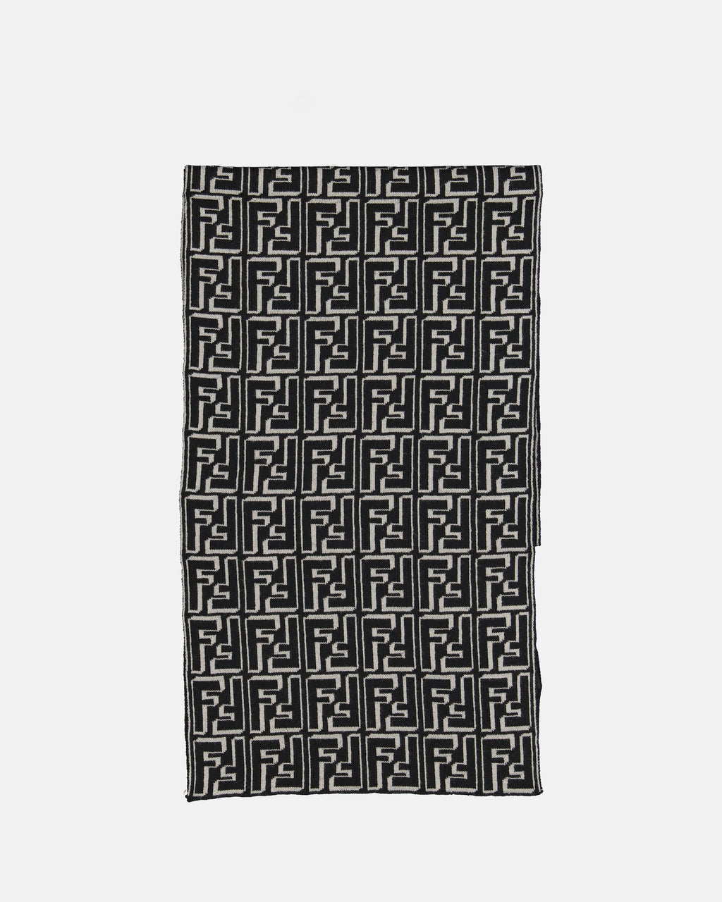 Scarves and gloves FF scarf Fendi Black Man