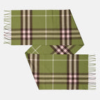 Scarves and gloves Giant cashmere scarf Burberry Green Unisex