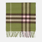 Scarves and gloves Giant cashmere scarf Burberry Green Unisex