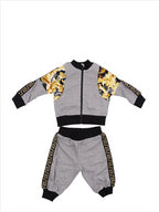 Clothing Barocco set Versace Gray Kids