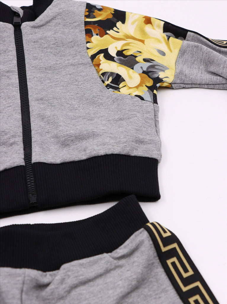 Clothing Barocco set Versace Gray Kids