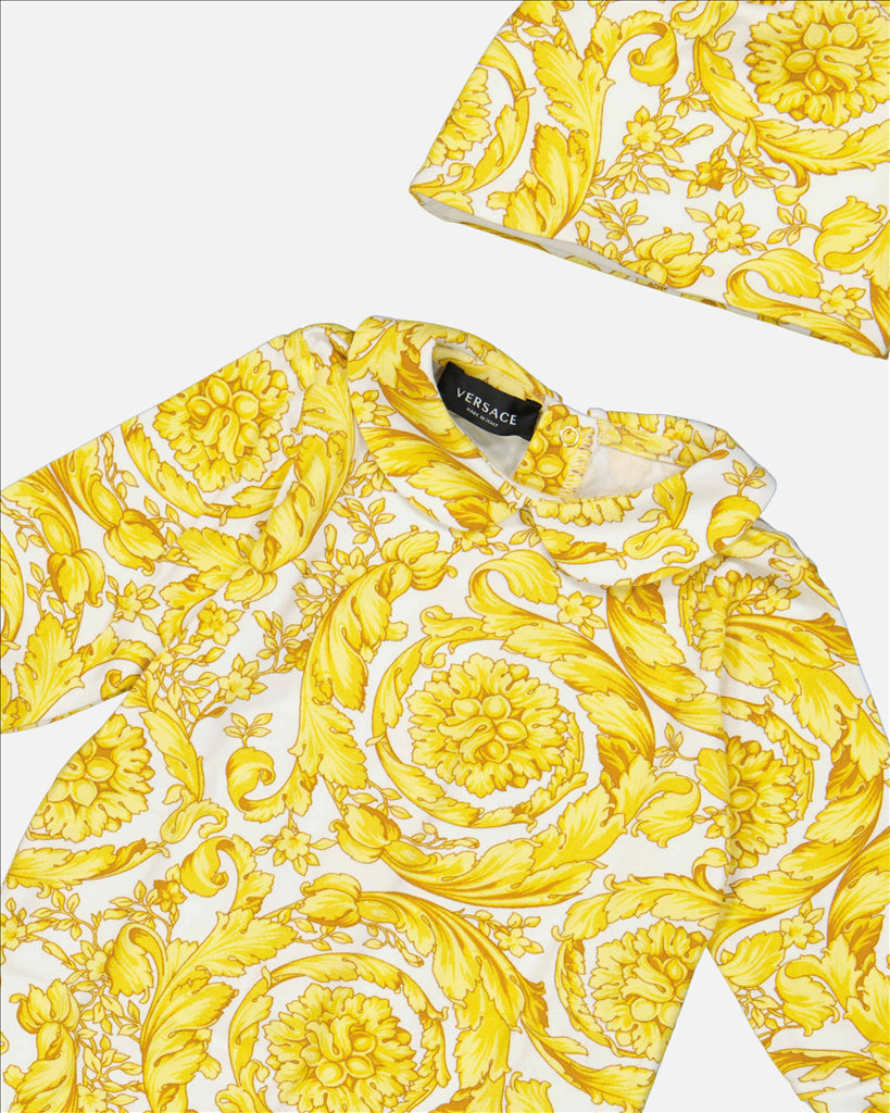 Clothing Barocco set Versace Yellow Kids