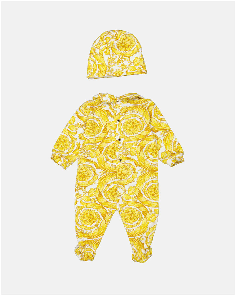 Clothing Barocco set Versace Yellow Kids