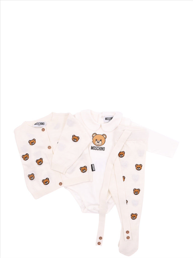 Clothing Teddy Bear bodysuit set Moschino Beige Kids