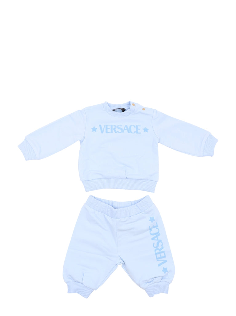 Bekleidung Ensemble logo Versace Blau Kinder