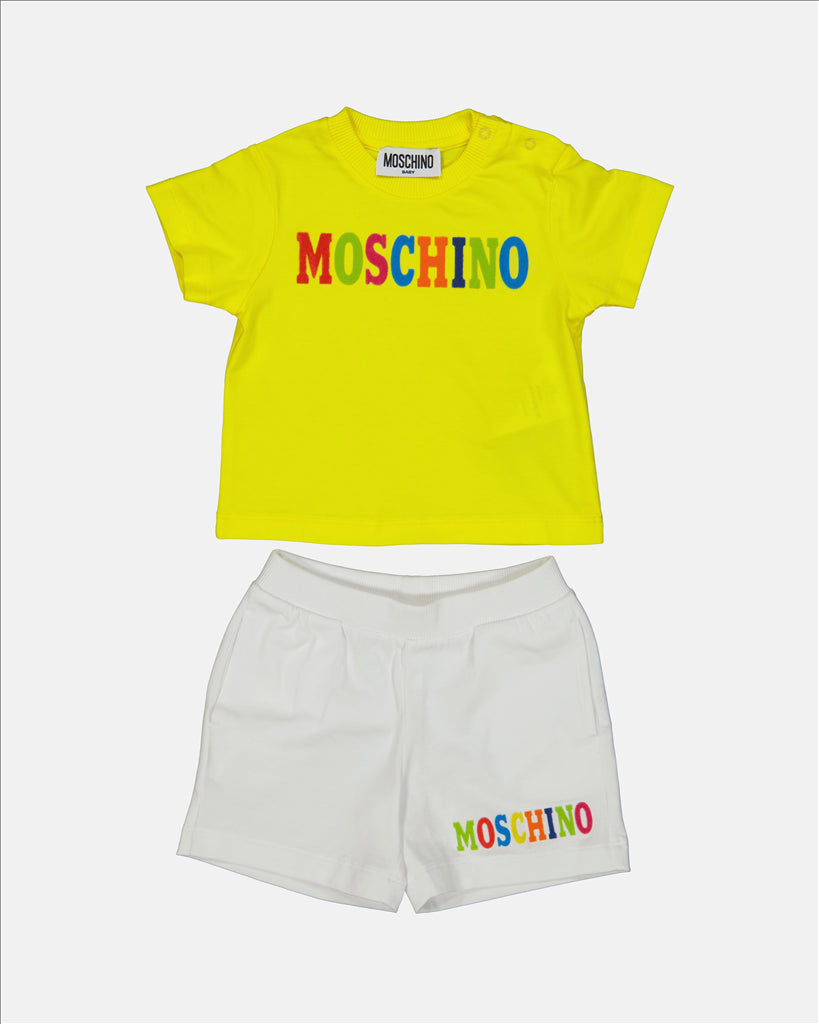 Prendas Ensemble à logo Moschino Amarillo Niños