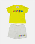 Prendas Ensemble à logo Moschino Amarillo Niños
