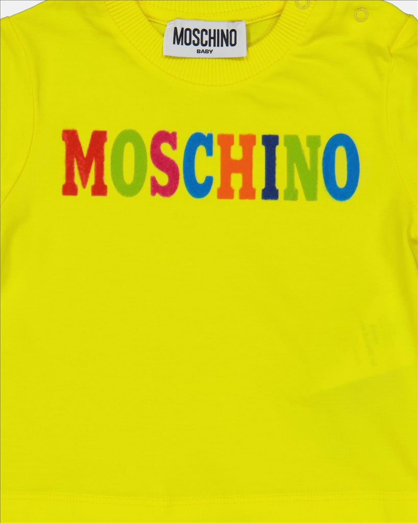 Prendas Ensemble à logo Moschino Amarillo Niños