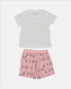 Bekleidung Ensemble Teddy Moschino pour Enfant Outlet Rose Moschino Rosa Kinder