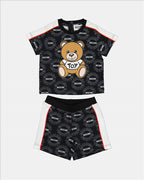 Vêtements Ensemble Teddy Moschino Noir Enfants