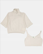 Tops Ensemble top Fendi Beige Femme