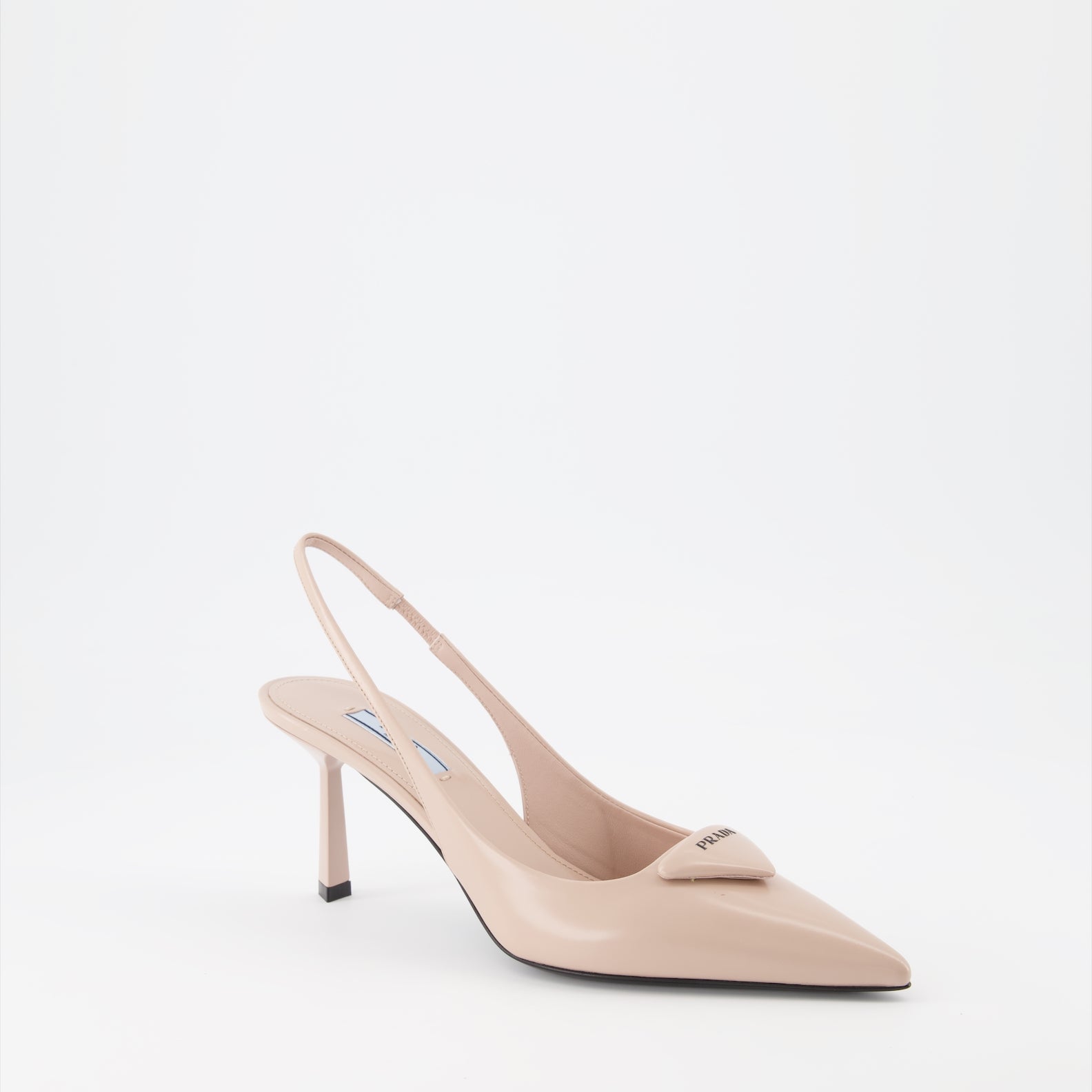 Escarpins Escarpins à bride arrière Prada Beige Femme