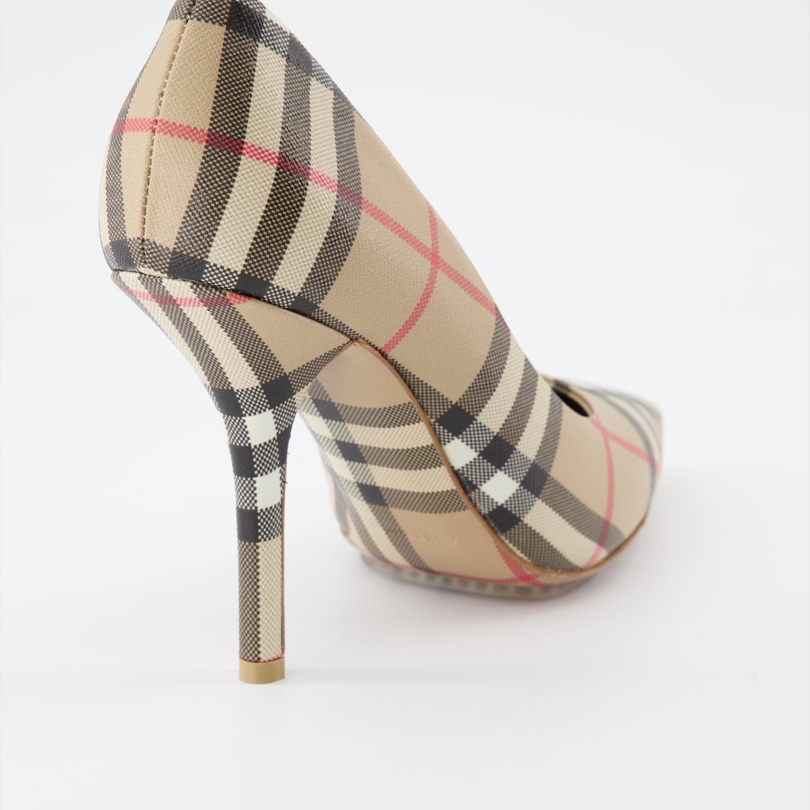 Escarpins Escarpins à carreaux Burberry Beige Femme