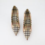 Escarpins Escarpins à carreaux Burberry Beige Femme