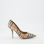Escarpins Escarpins à carreaux Burberry Beige Femme