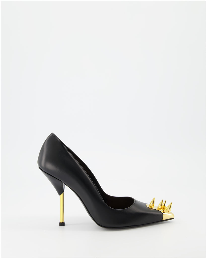 Pumps Escarpins Punk Alexander McQueen Schwarz Femme