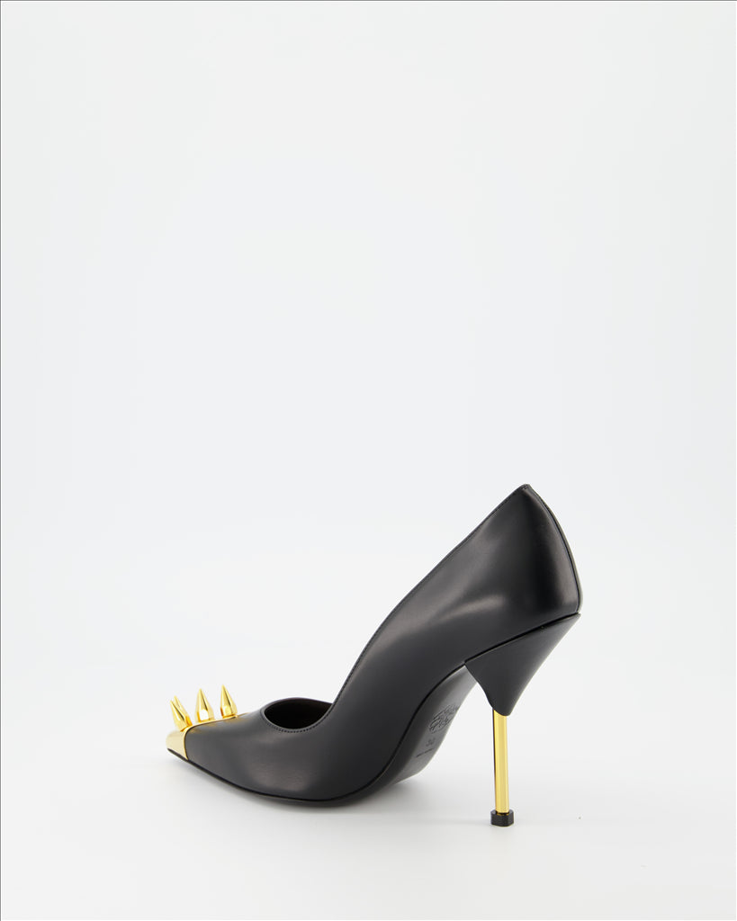 Pumps Escarpins Punk Alexander McQueen Schwarz Femme
