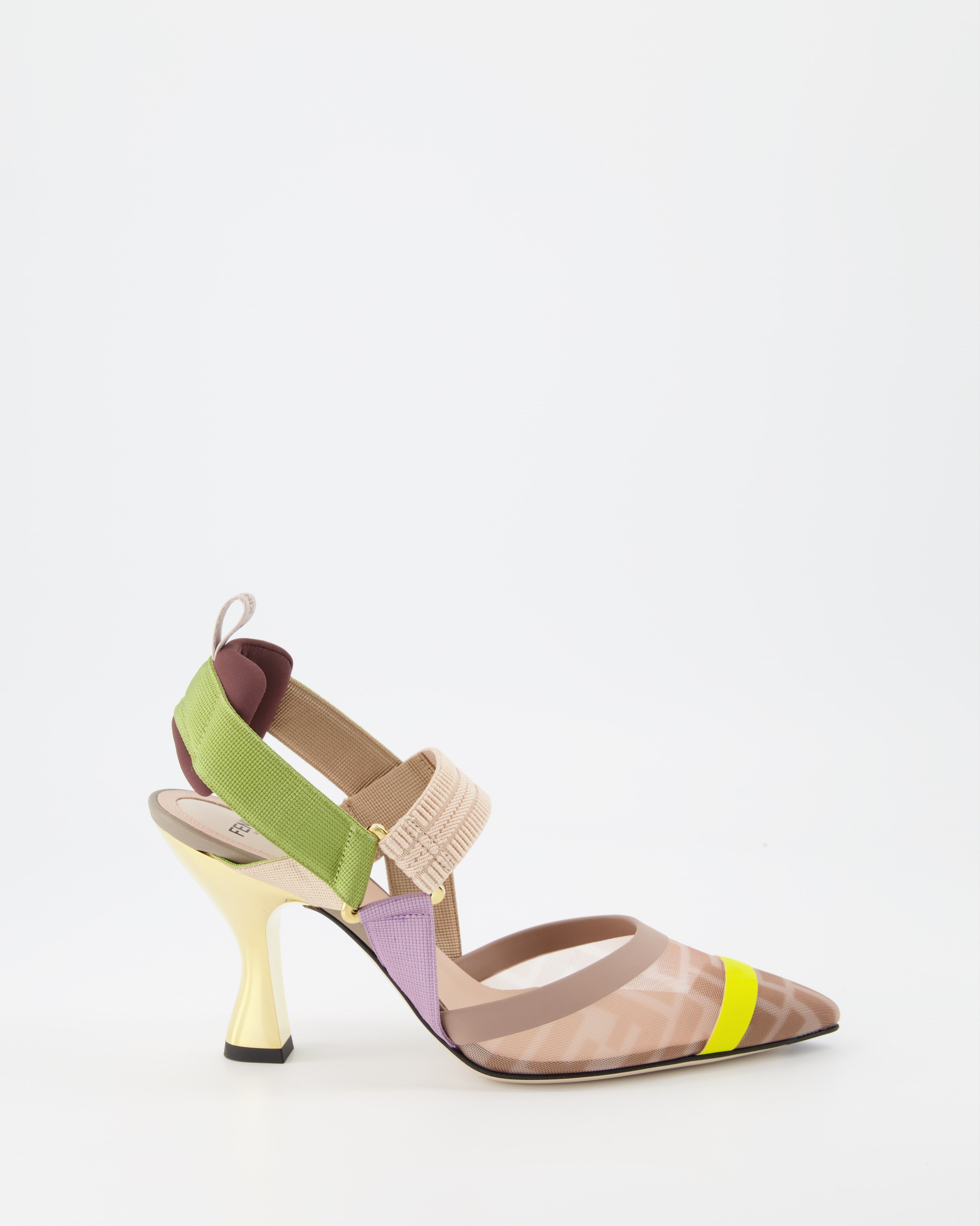 Heels Colibrì pumps Fendi Beige Women
