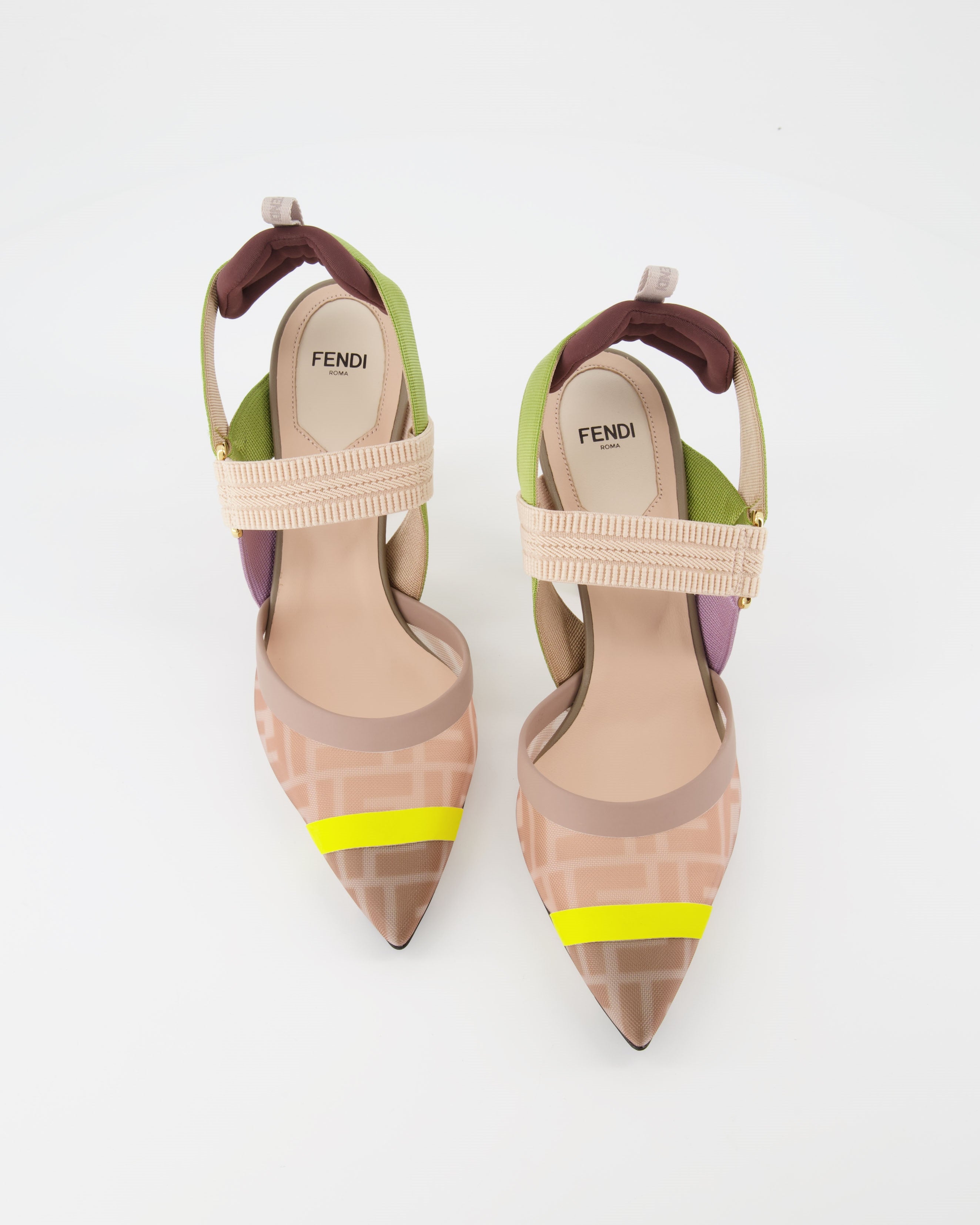 Heels Colibrì pumps Fendi Beige Women