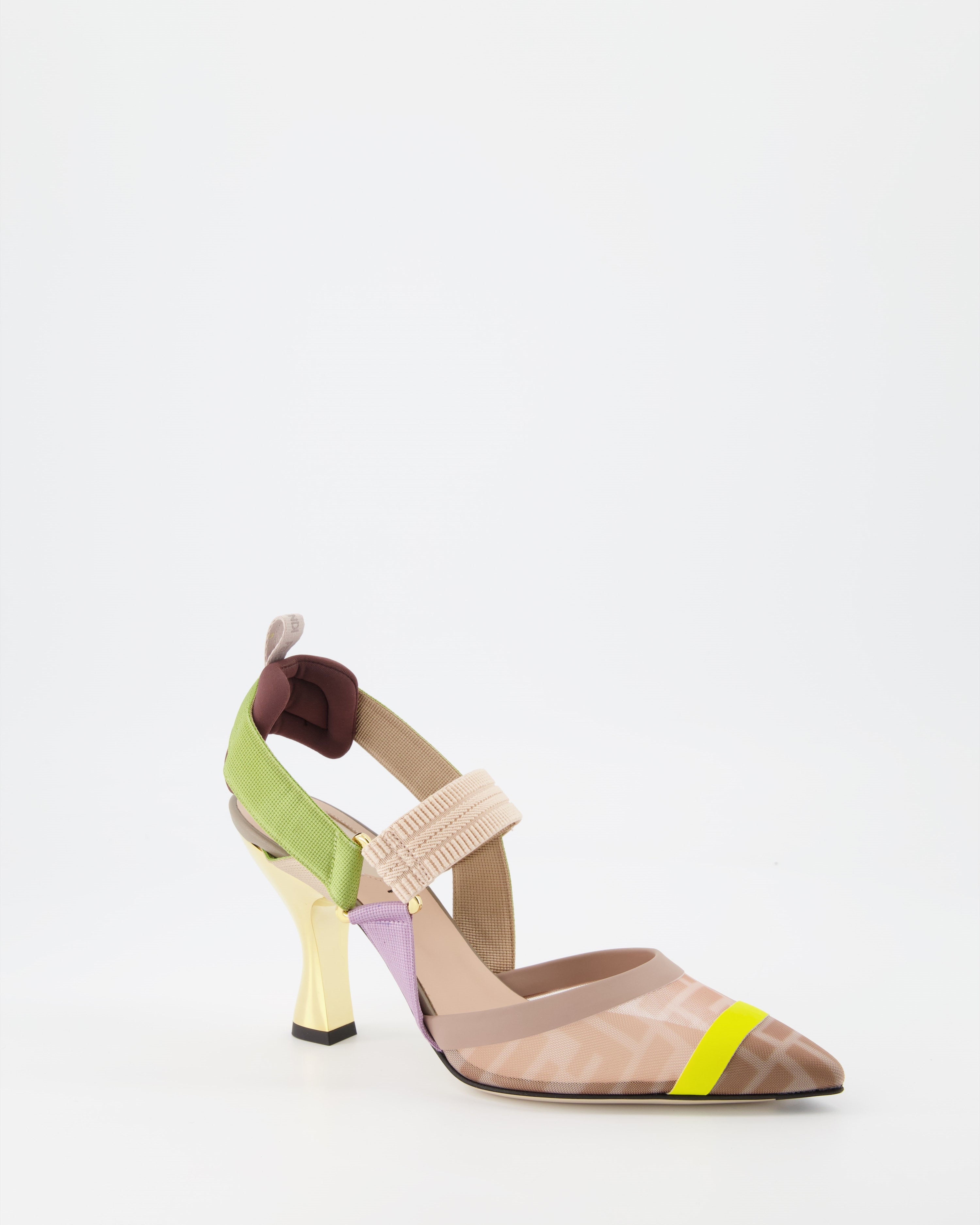 Heels Colibrì pumps Fendi Beige Women