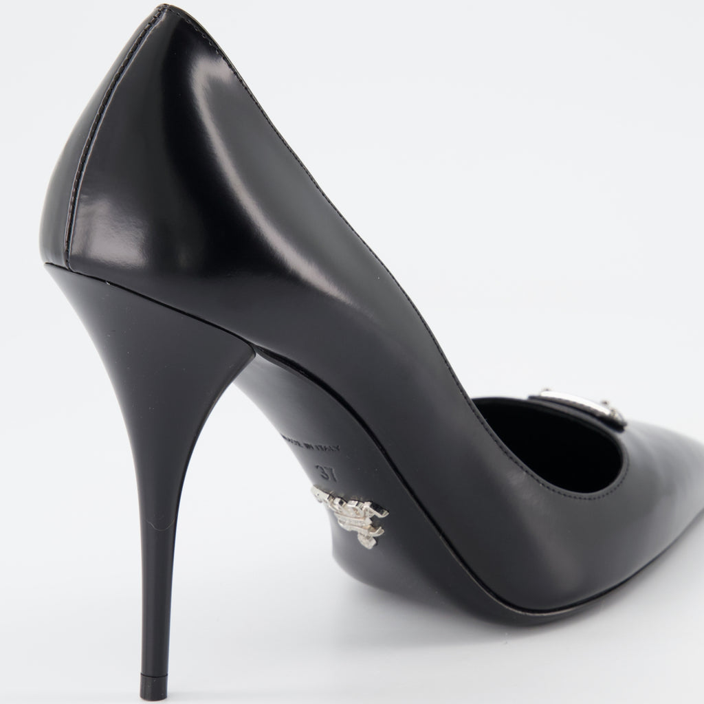 Escarpins Escarpins en cuir Prada Noir Femme