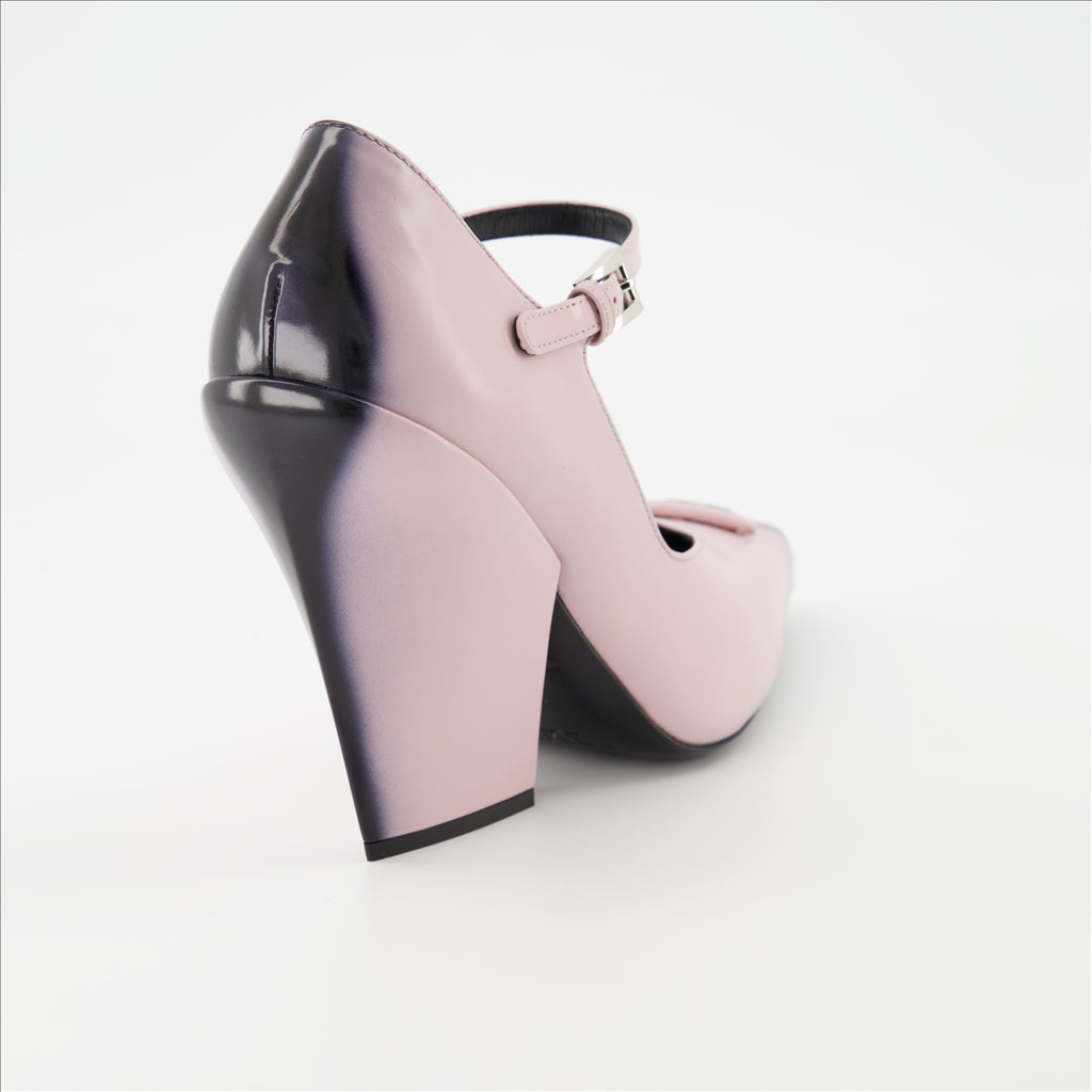 Sneakers Brushed leather pumps Prada Pink Women