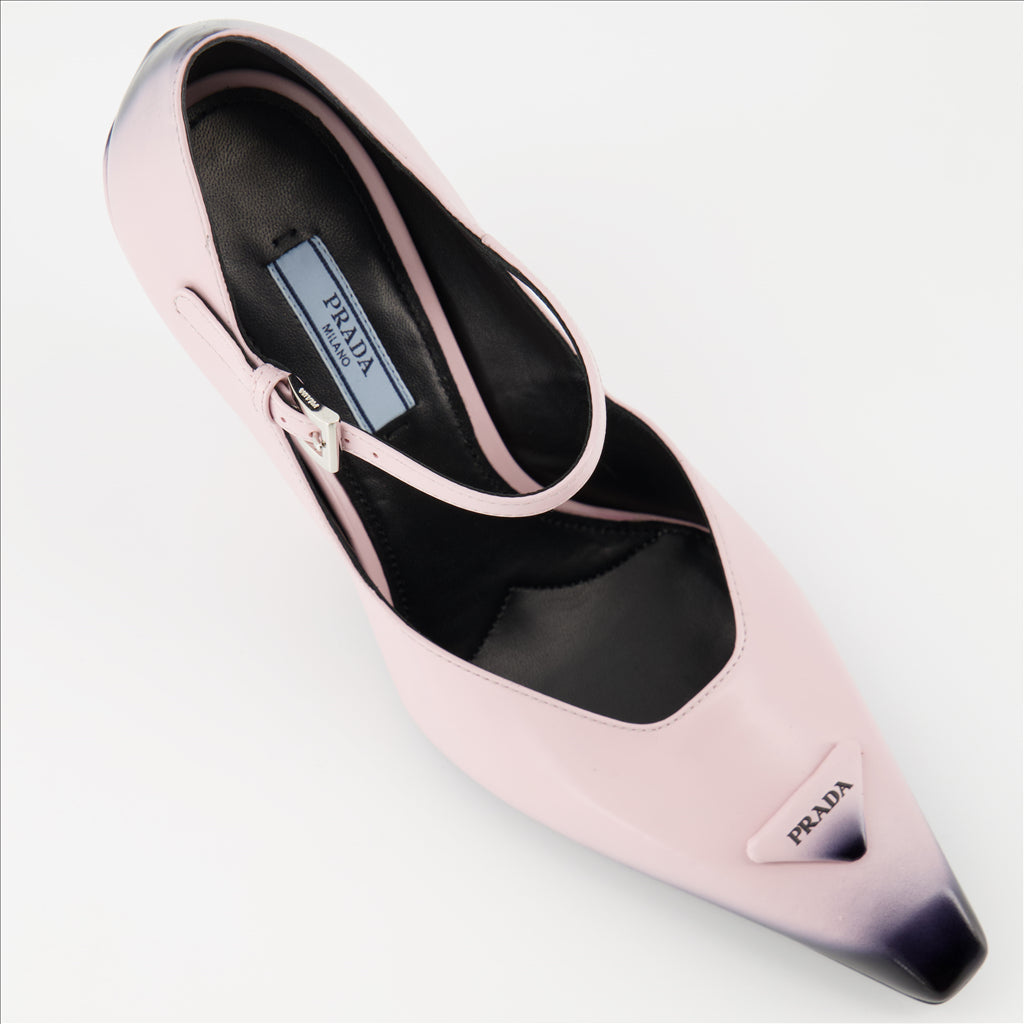 Sneakers Brushed leather pumps Prada Pink Women