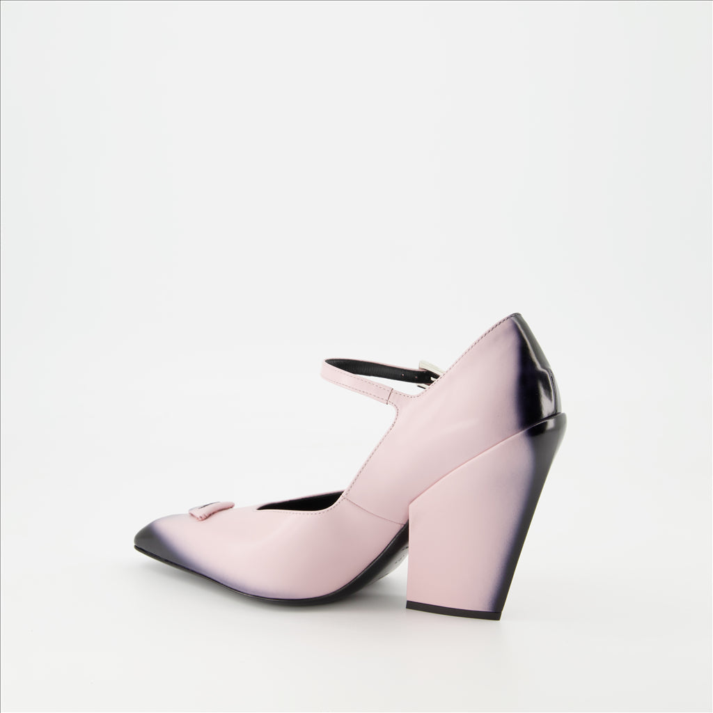 Sneakers Brushed leather pumps Prada Pink Women