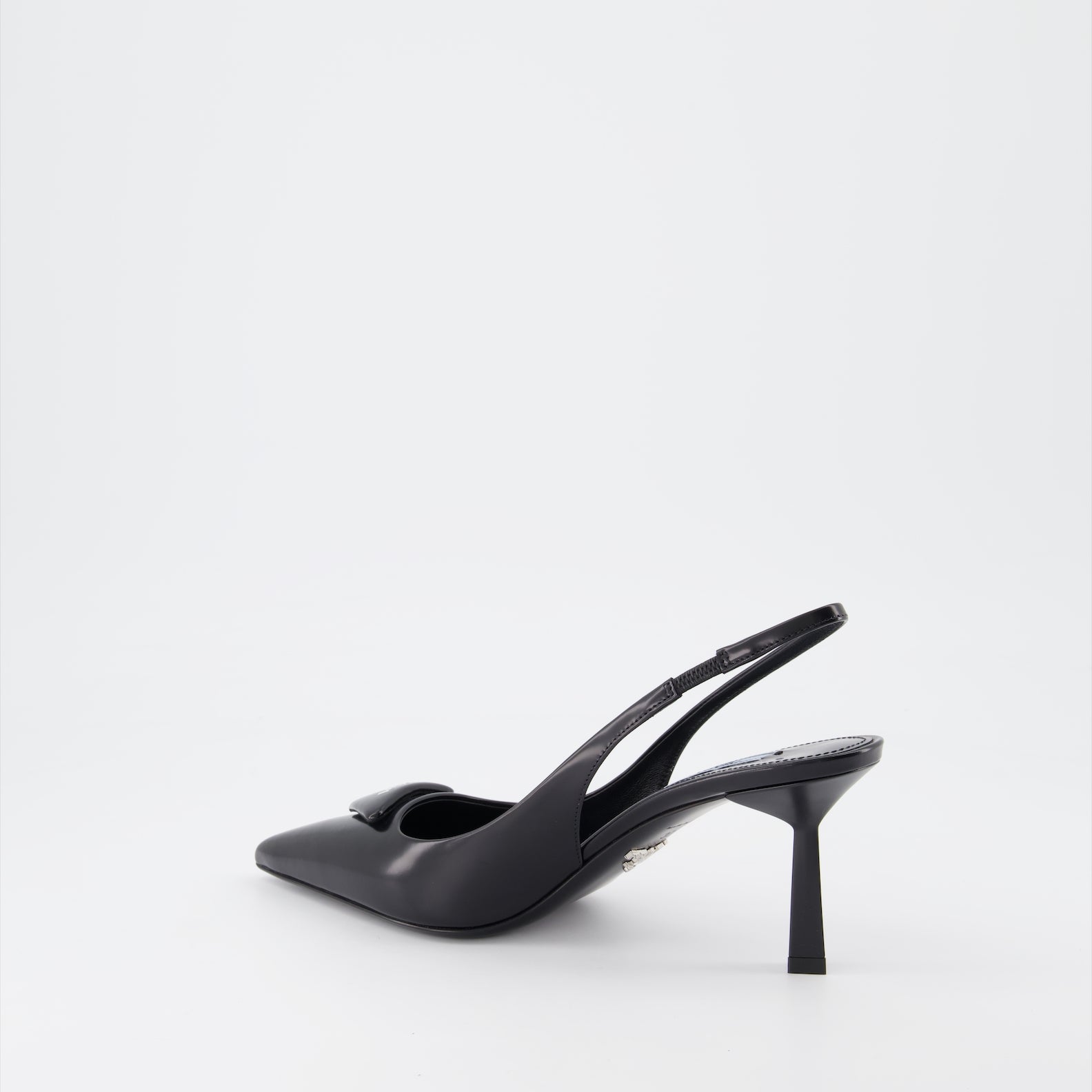 Heels Leather pumps Prada Black Women