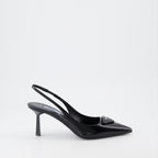 Pumps Escarpins en cuir Prada Schwarz Femme