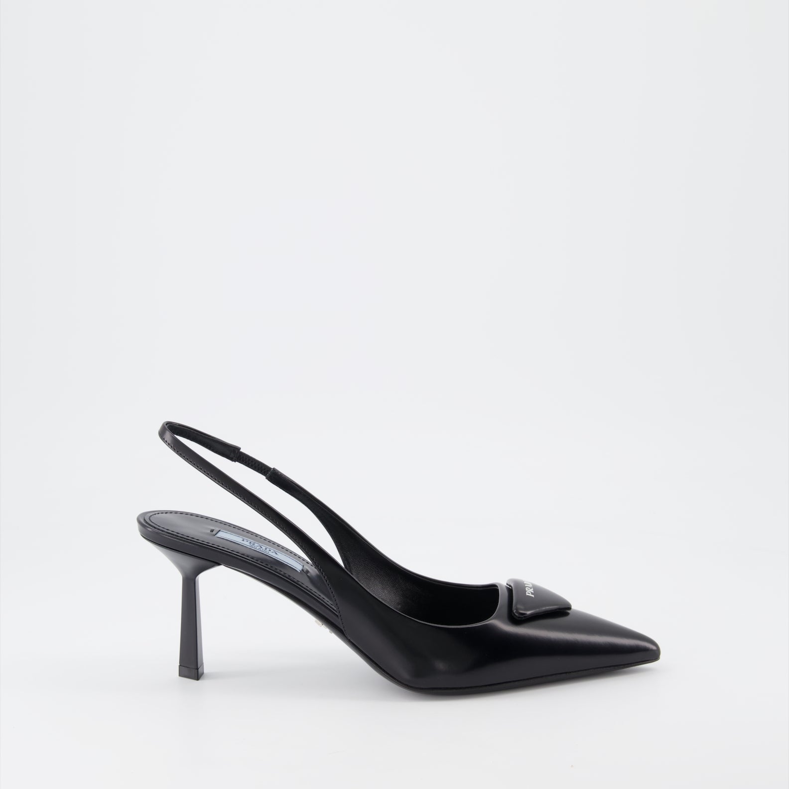 Heels Leather pumps Prada Black Women