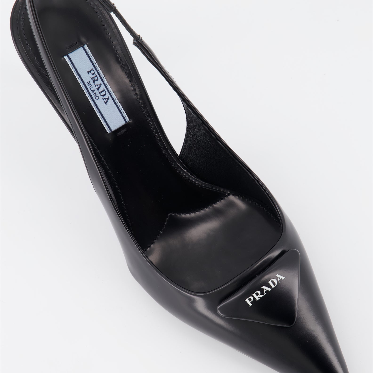 Heels Leather pumps Prada Black Women