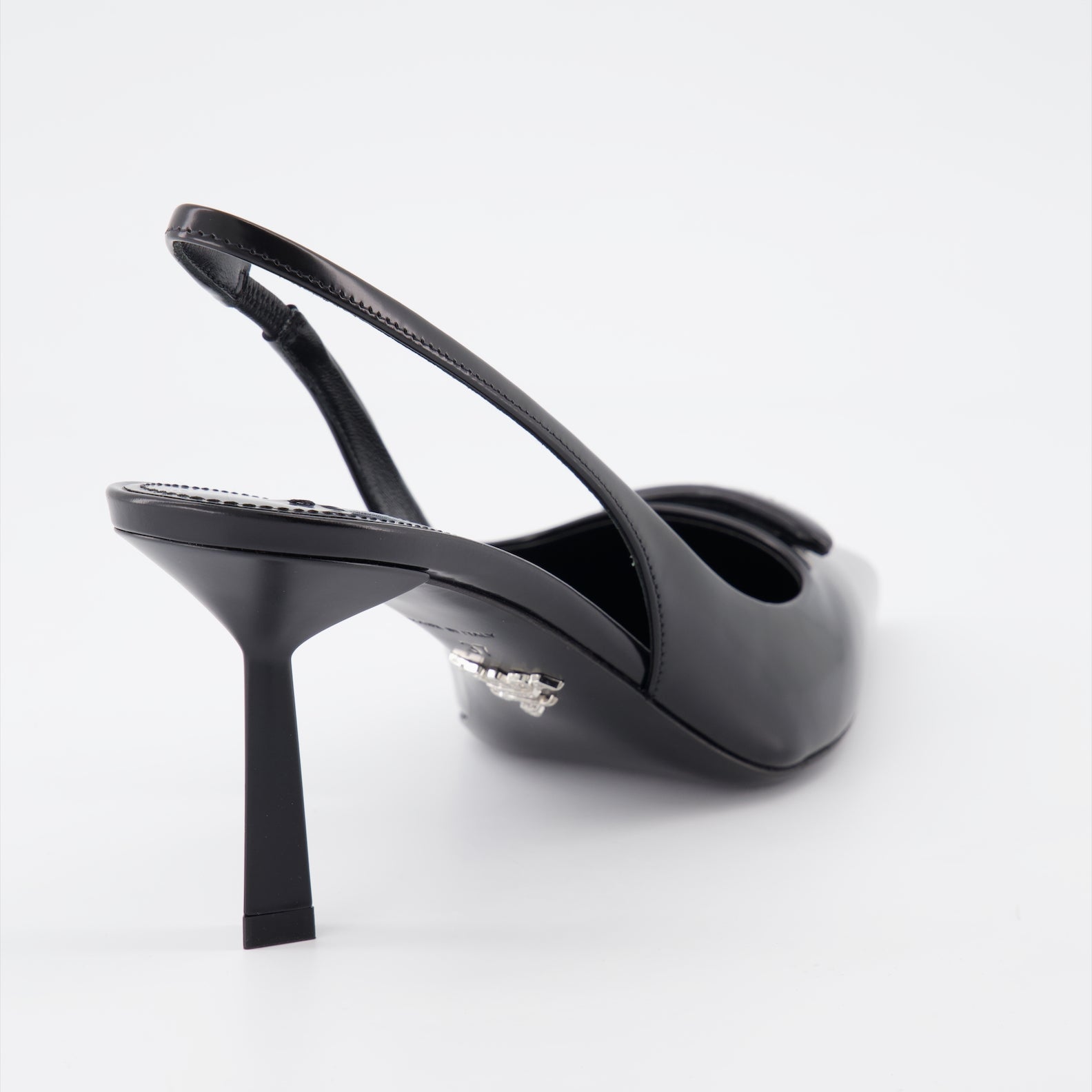 Heels Leather pumps Prada Black Women