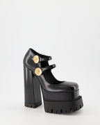 Compensées et plateformes Escarpins à plateforme Versace Noir Femme