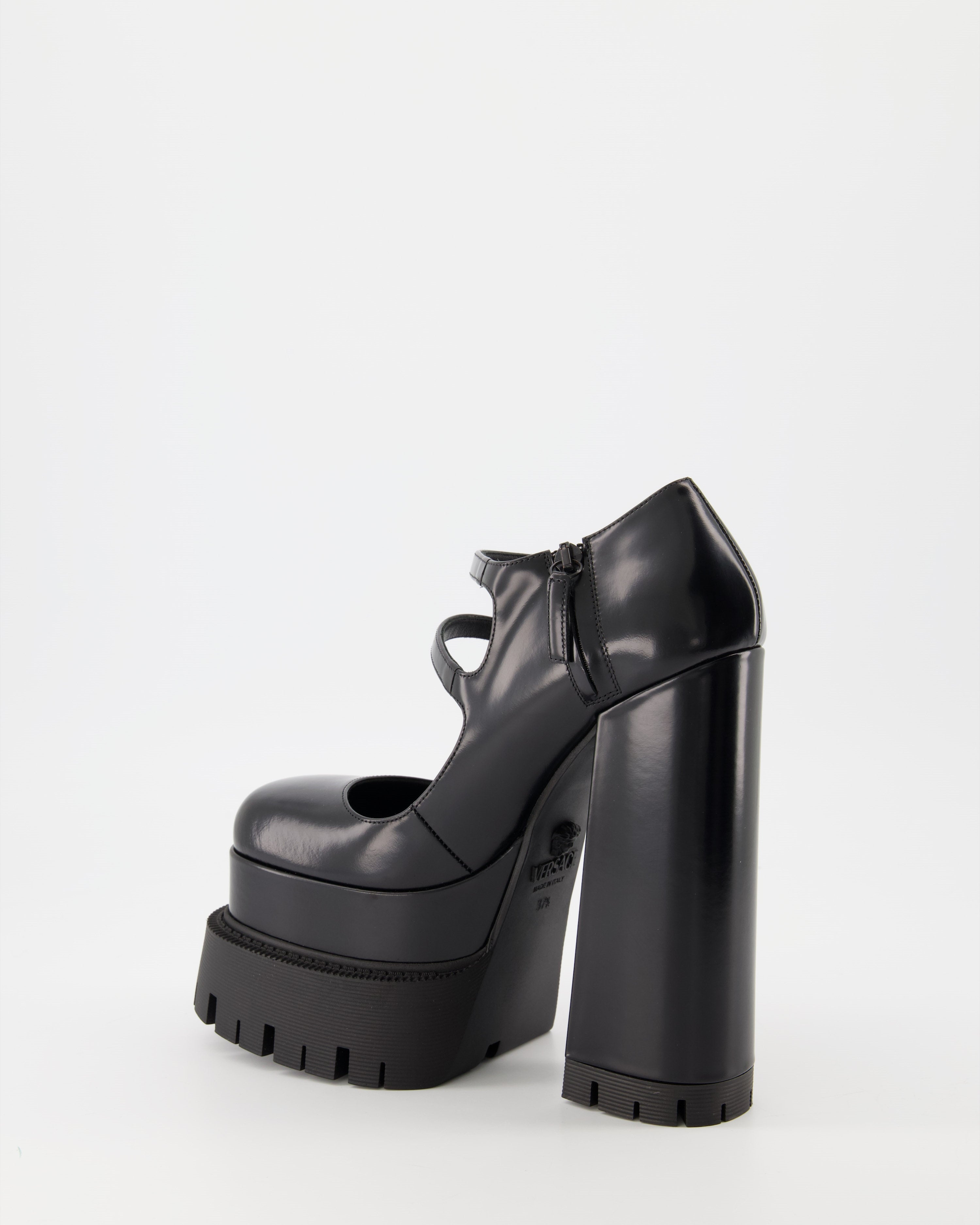 Compensées et plateformes Escarpins à plateforme Versace Noir Femme