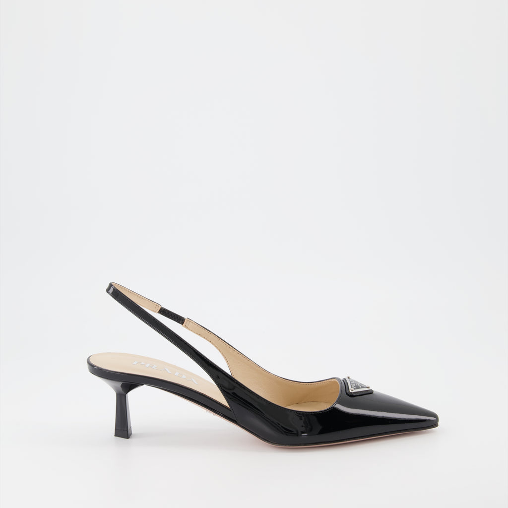 Escarpins en cuir verni