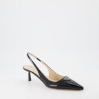 Escarpins en cuir verni