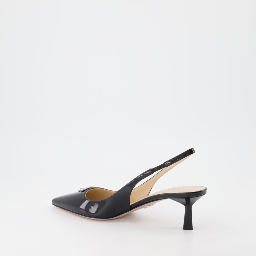 Escarpins en cuir verni