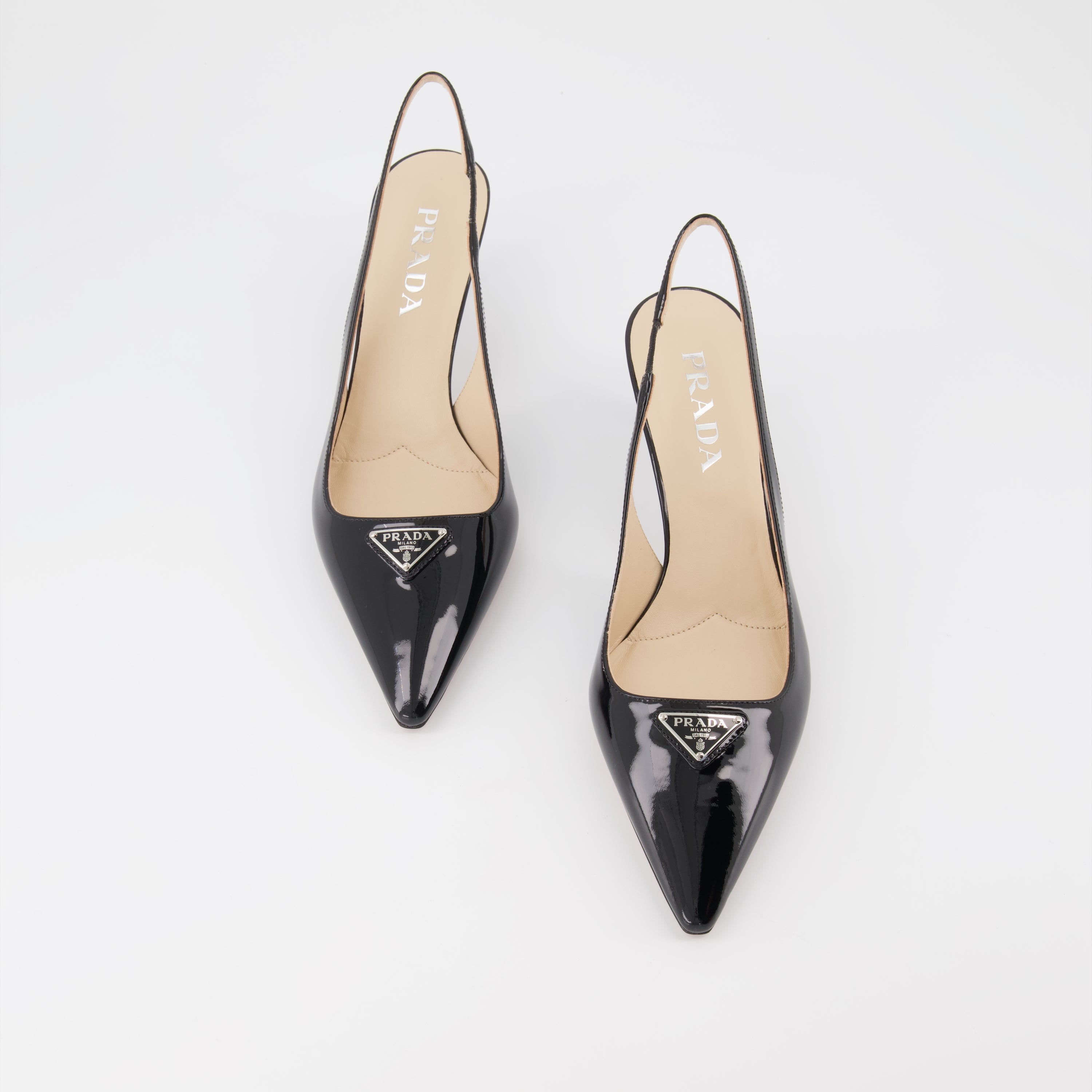 Escarpins en cuir verni